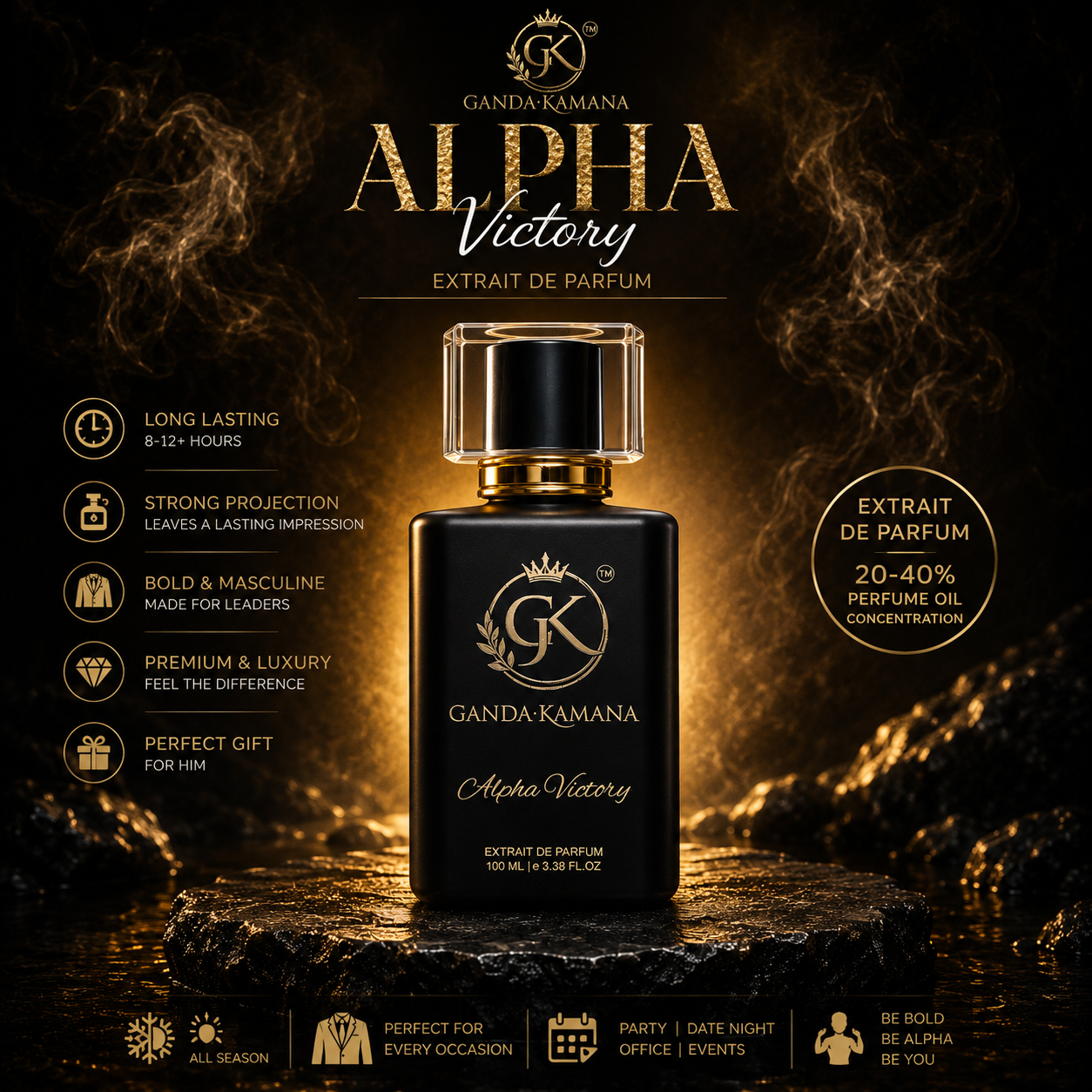 Alpha Victory Extrait De Parfum