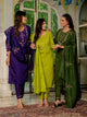 Elegant Straight Kurti Pant Dupatta Set