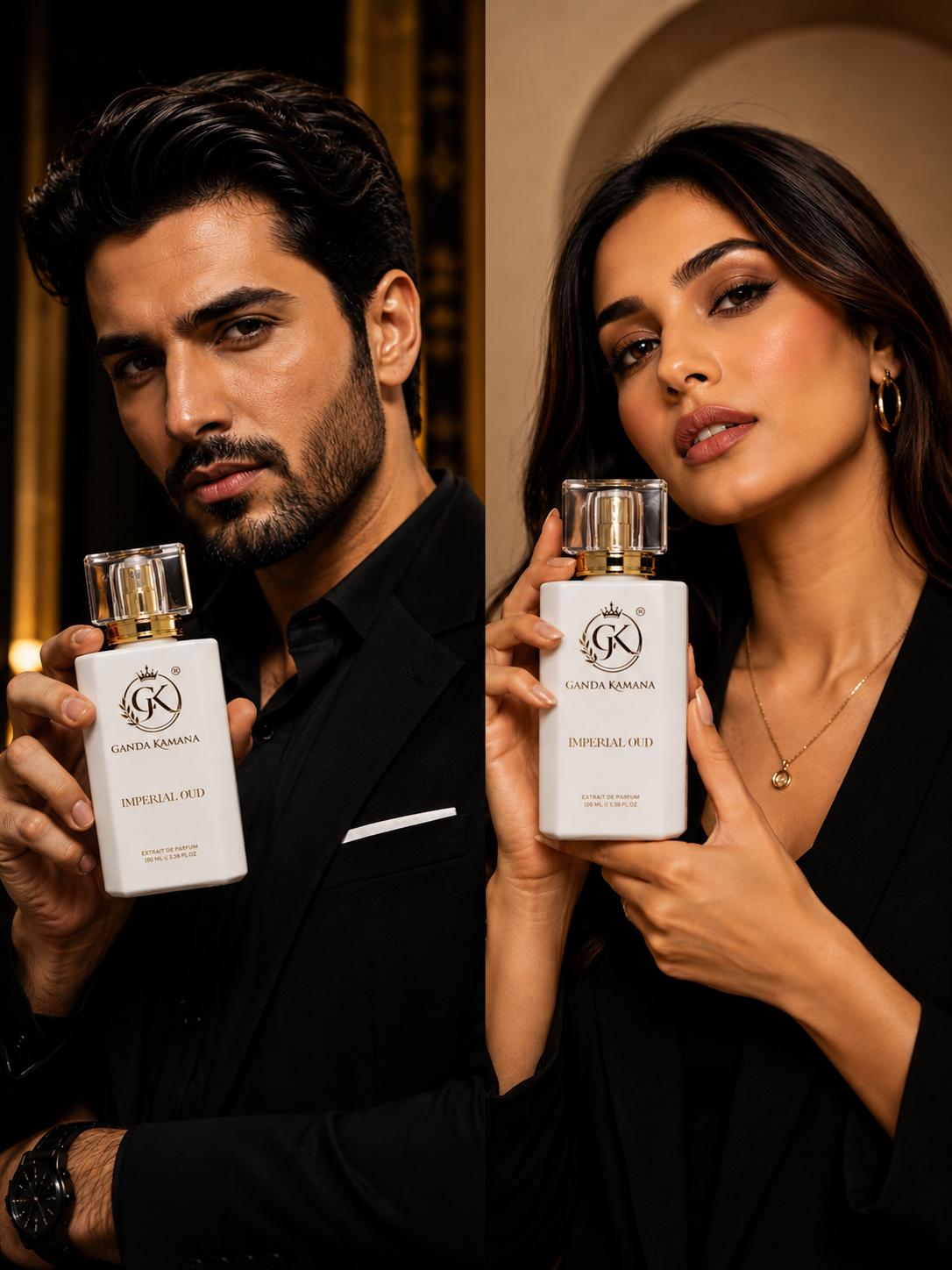 Imperial Oud Extrait De Parfum 100ml | Premium Unisex Luxury Fragrance | GANDA KAMANA